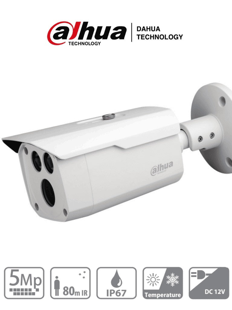 DAHUA HAC-HFW1500D - Camara Bullet de 5 Megapixeles/ Metalica/ Lente de 3.6 mm/ 92 Grados de Apertura/ IR de 80 Mts/ IP67/ Soporta: CVI/CVBS/AHD/TVI - DAHUA HAC-HFW1500D - Camara Bullet de 5 Megapixeles/ Metalica/ Lente de 3.6 mm/ 92 Grados de Apertura/ IR de 80 Mts/ IP67/ Soporta: CVI/CVBS/AHD/TVI -